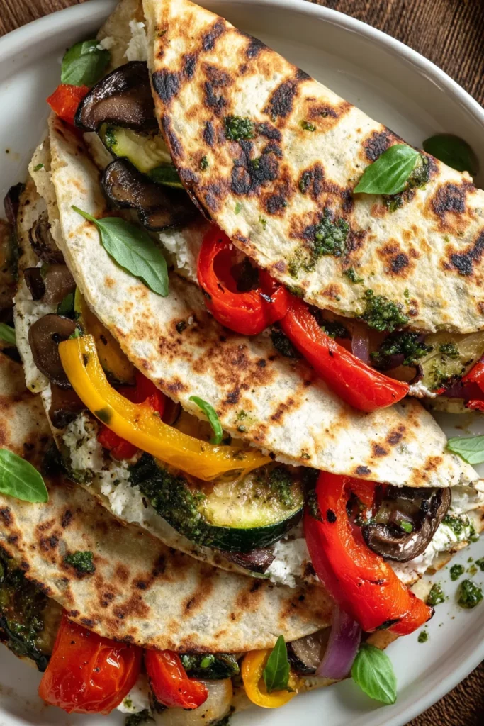 Grilled Mediterranean Veggie Quesadillas – Cooking With Chef Alba