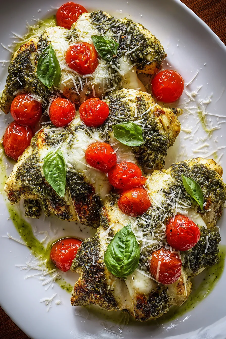 Baked Pesto Mozzarella Chicken – Cooking With Chef Alba